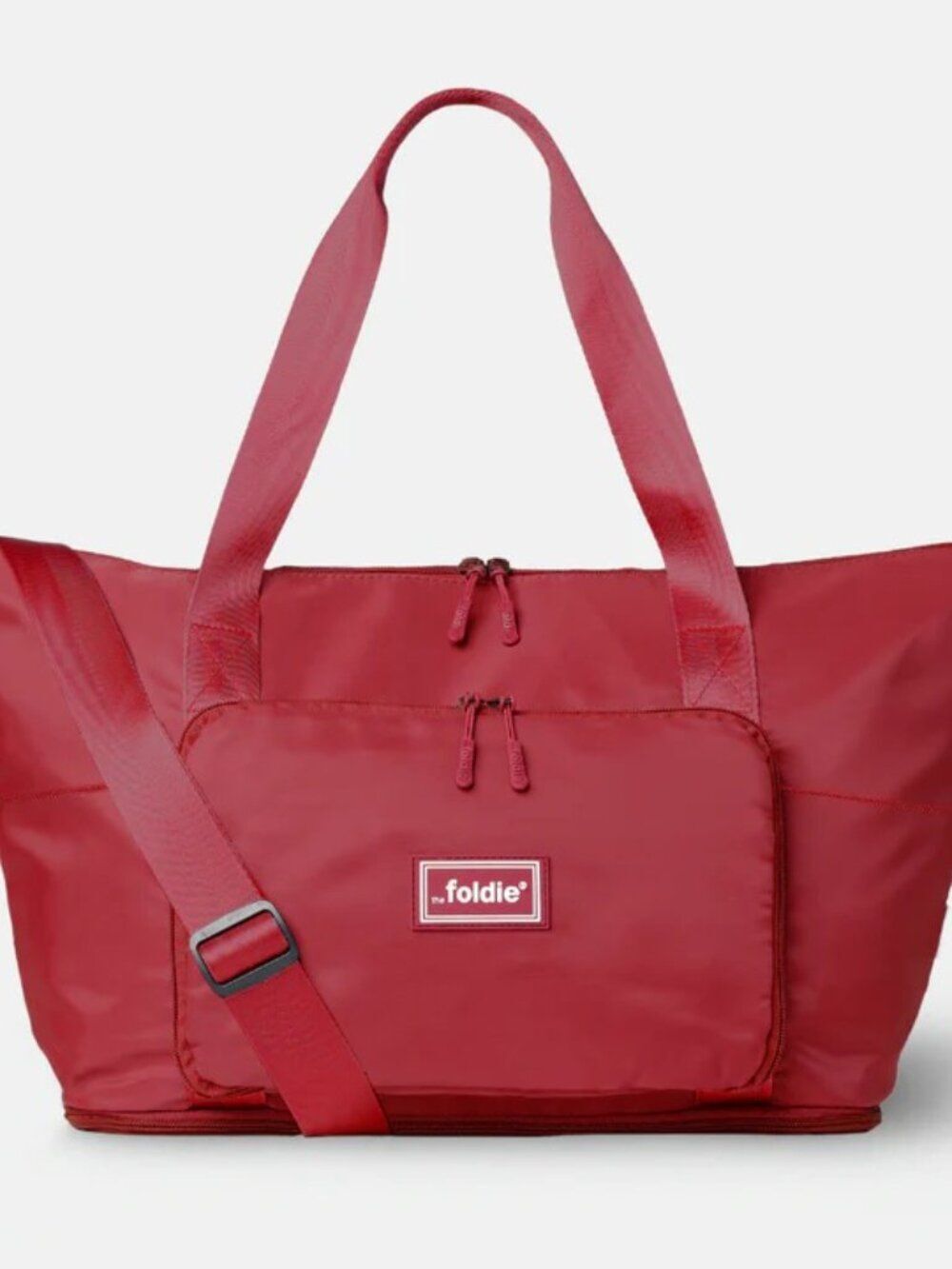 The Foldie Travel Bag Burgandy Red NWT